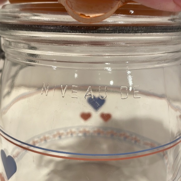 Arc Vintage French Provincial Glass Lidded bale-wire Jar - Picture 2 of 8